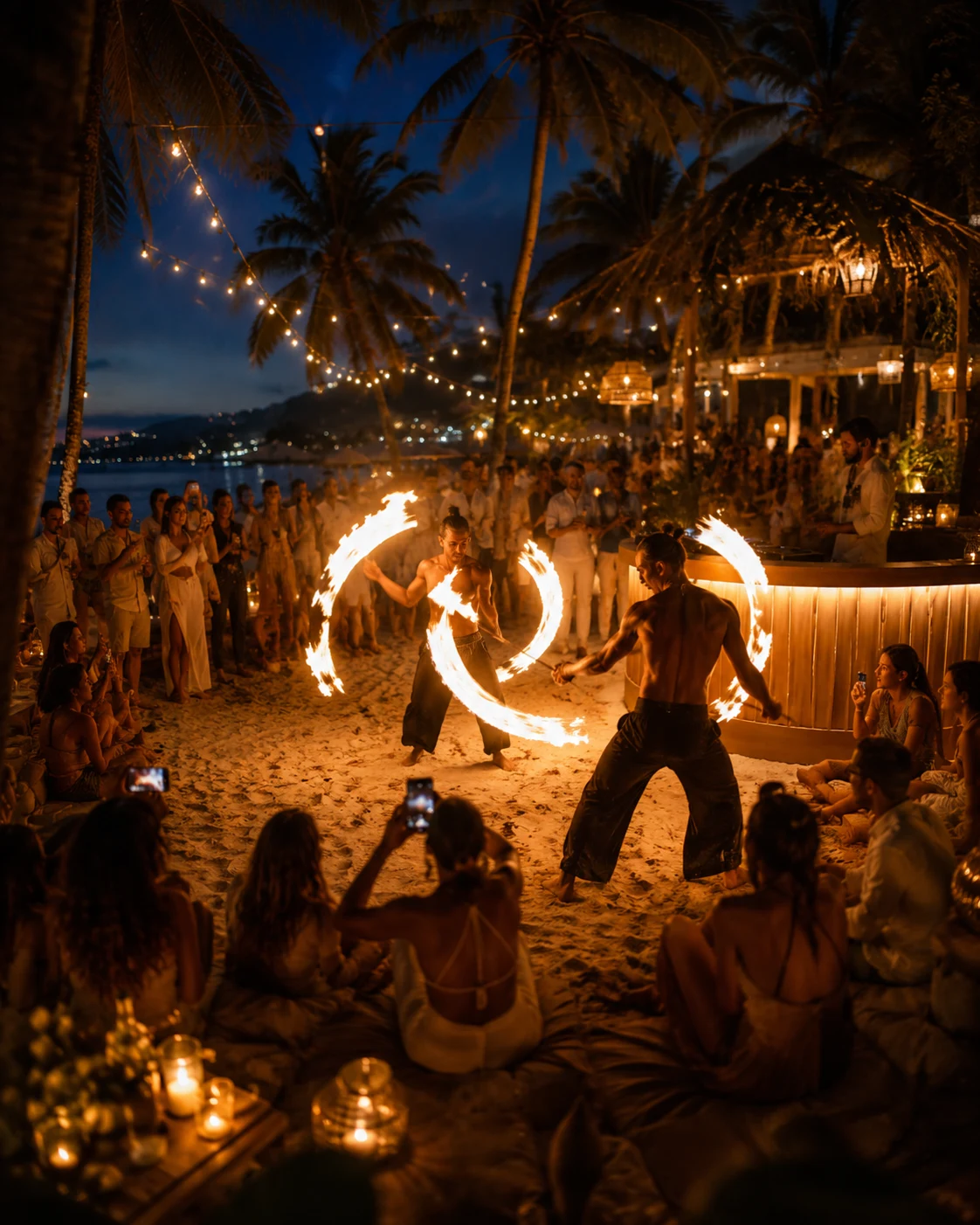 Fire Show at Brio