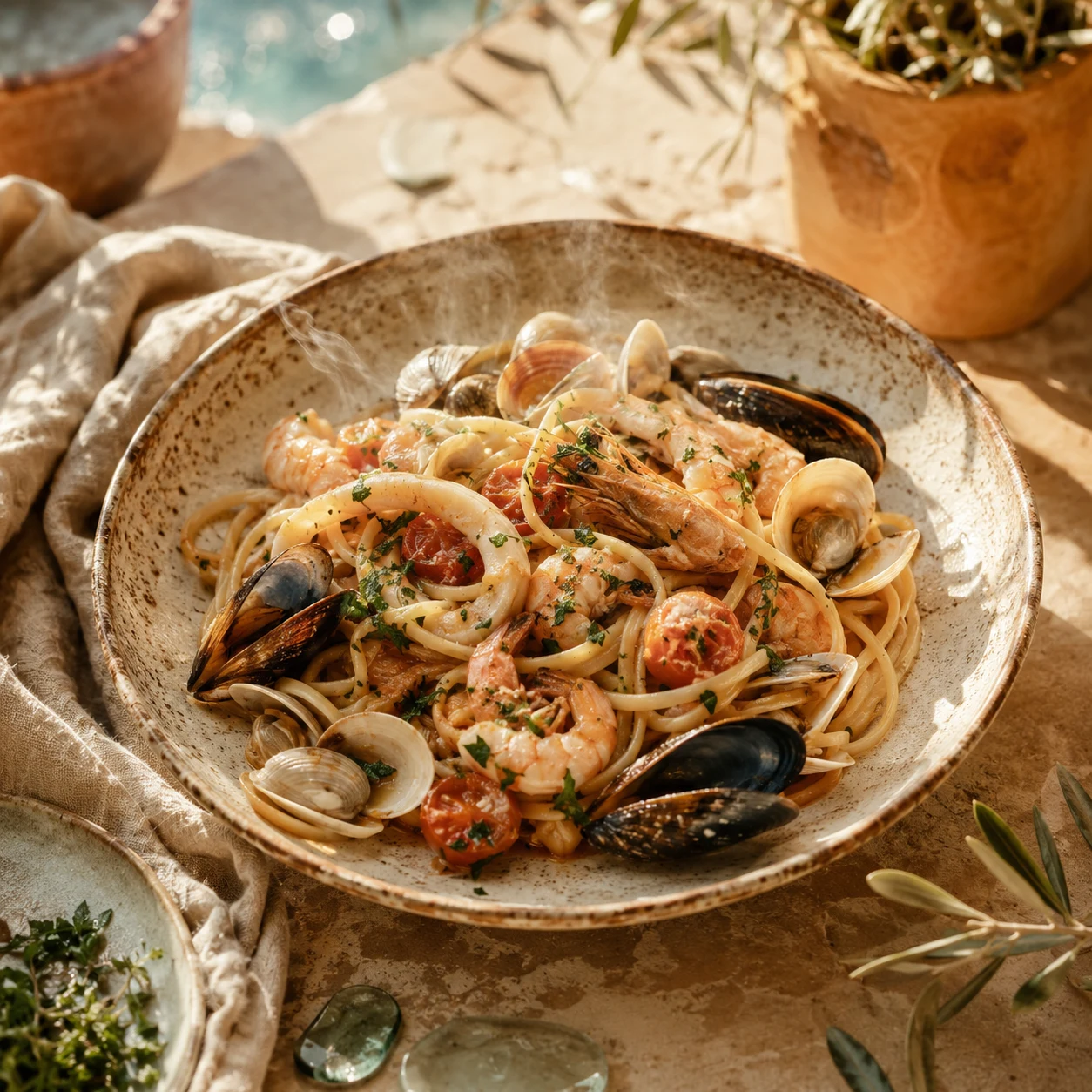 Linguine Gambero e Limone