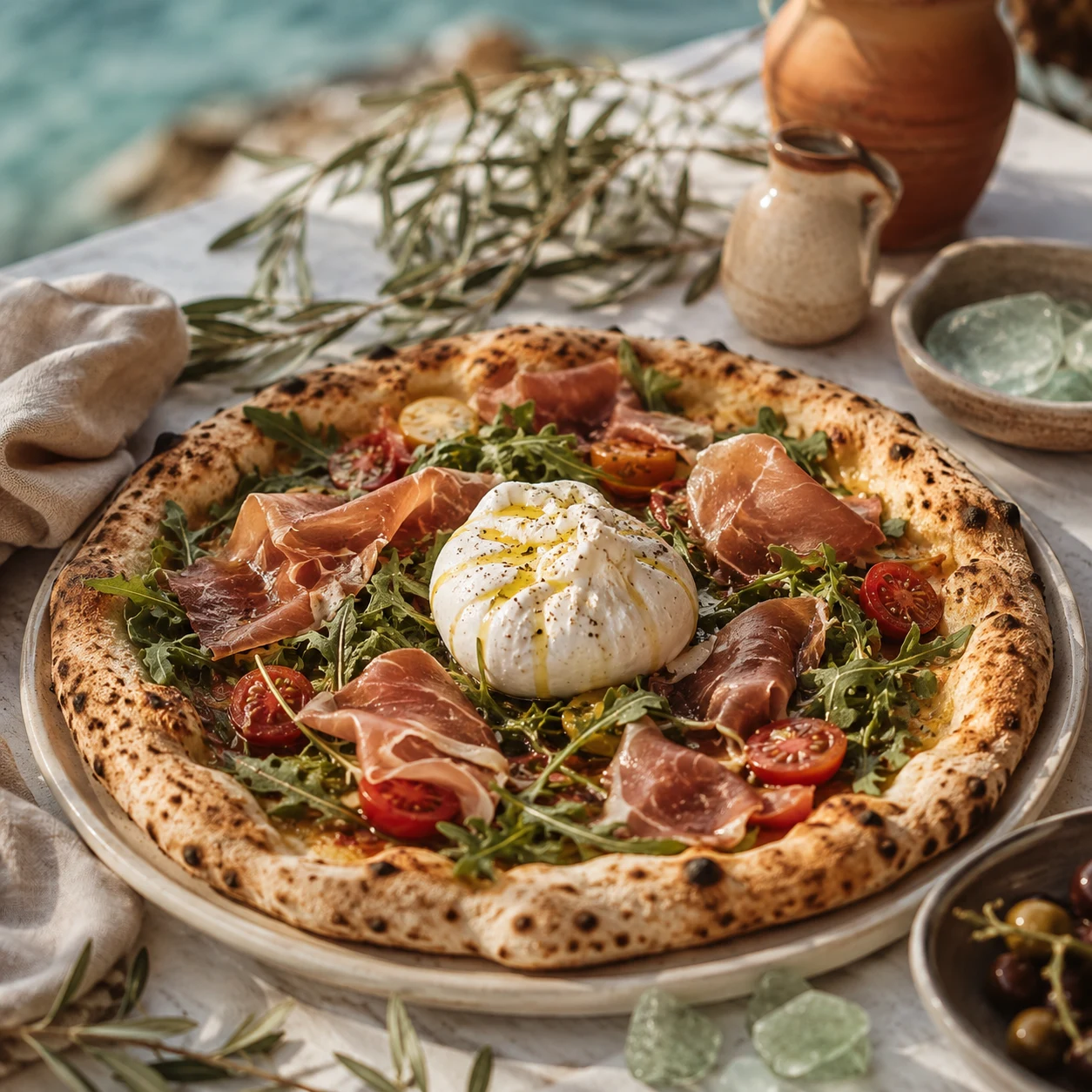 Parma Ham & Burrata